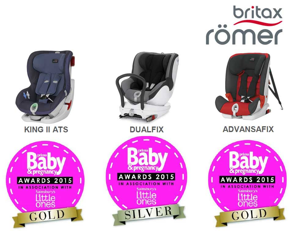 Наград Britax Romer в премии Prima Baby & Pregnancy Awards 2015