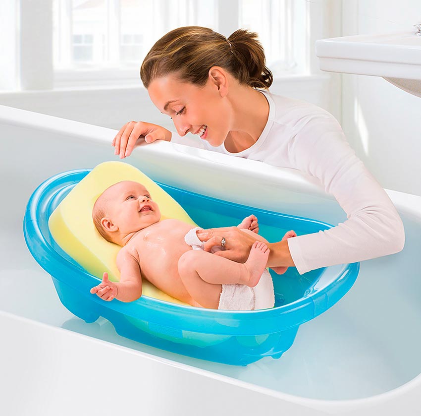 Summer Infant Лежачок-губка для ванной Comfy Bath Sponge
